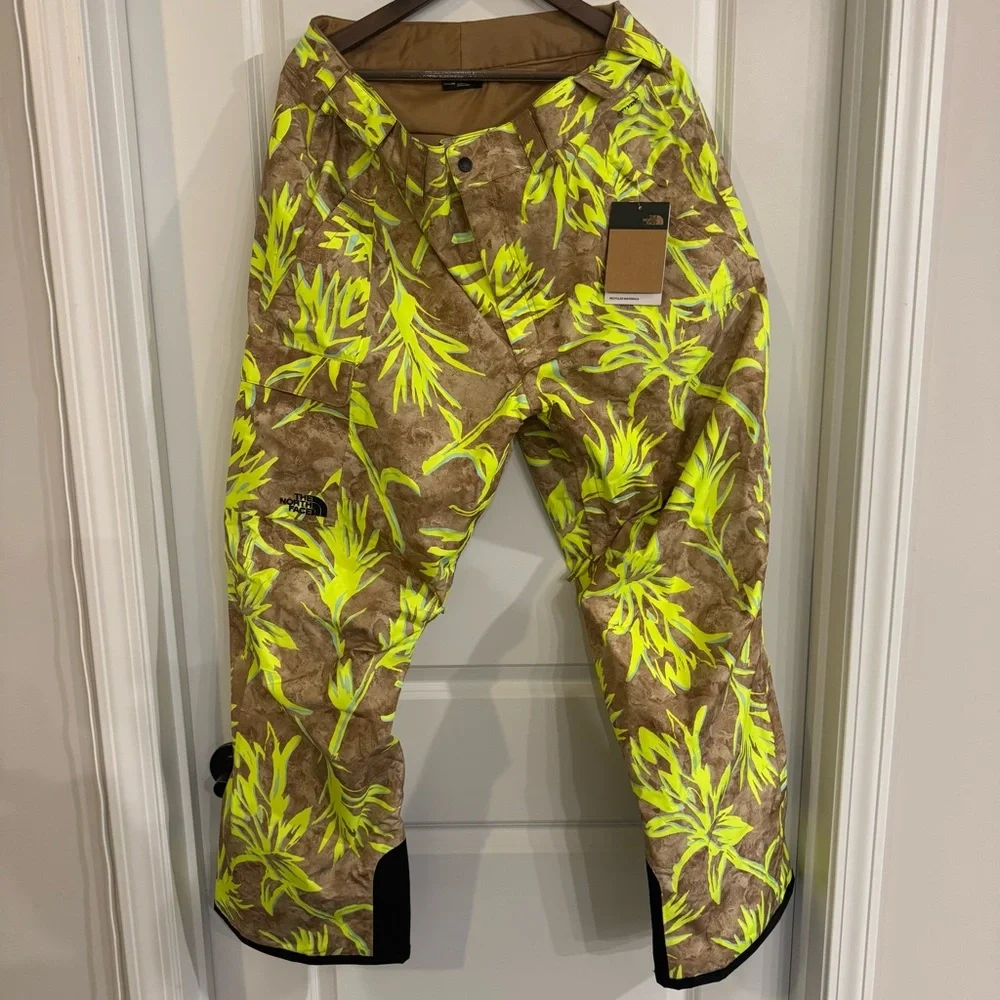 The North Face Freedom Utility Brown Prairie Paintbrush Ski Snow Pants
